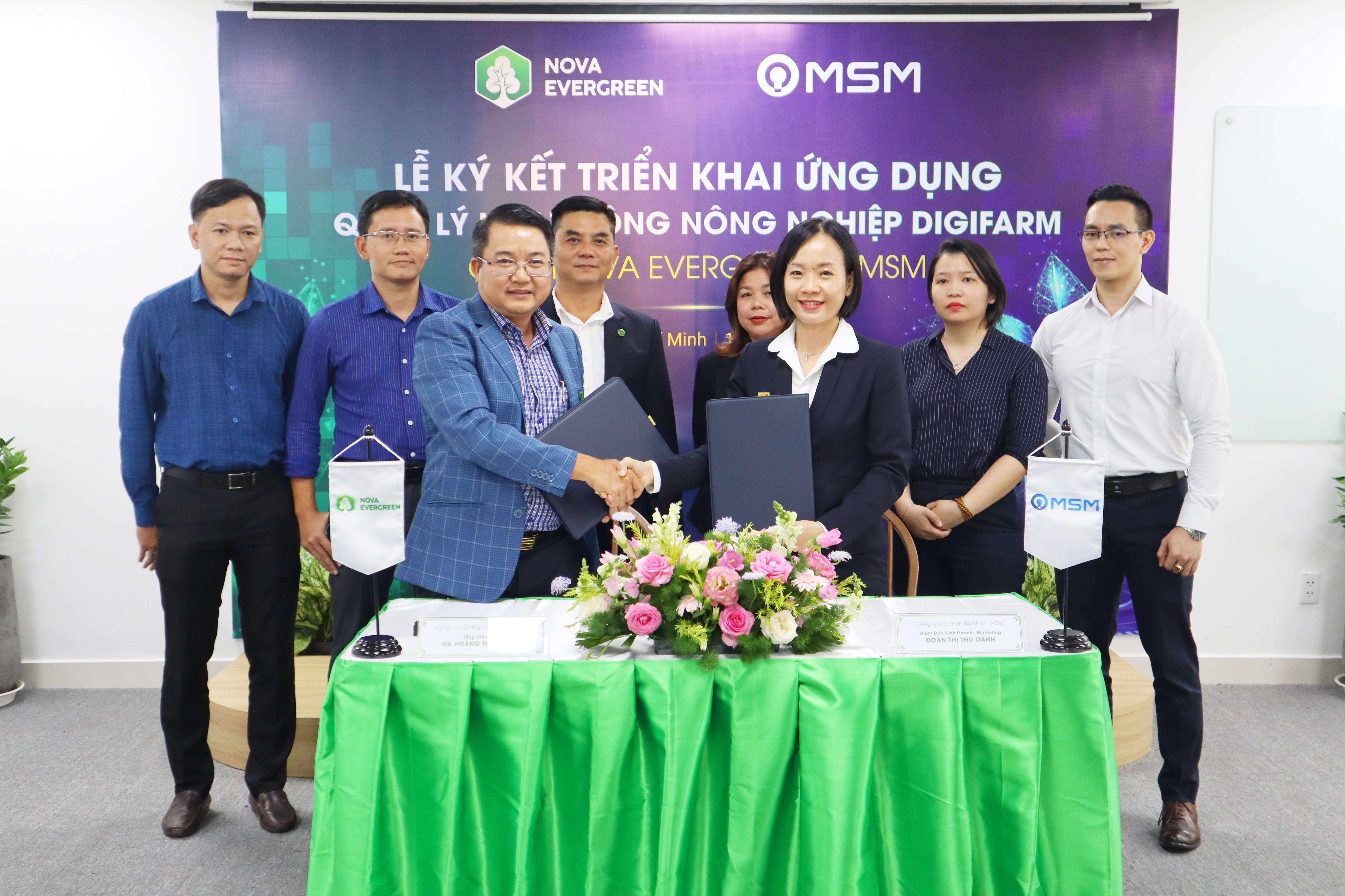 MSM ký kết hợp tác triển khai DIGIFARM hệ thống chuyển đổi số vận hành nông nghiệp